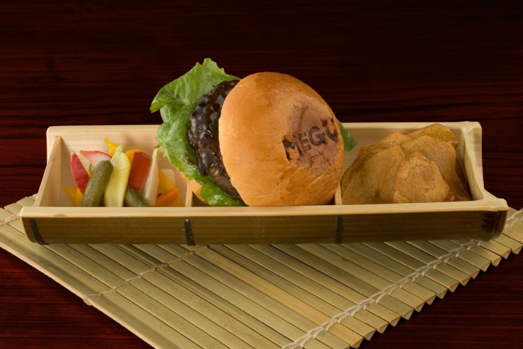 Megu is one of New York's priciest Japanese restaurants—and that's saying something. Owner Hiro Nishida has created a remarkable $30 Burger Bento Box for lunch patrons at the Tribeca restaurant. 